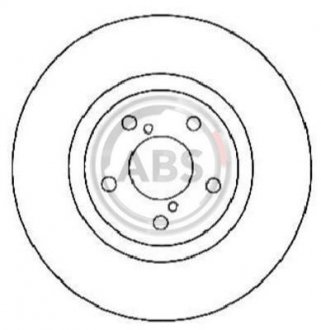 Гальмівний диск перед. Subaru Forester/Legacy/Outback 03- (316x30) A.B.S. 17955