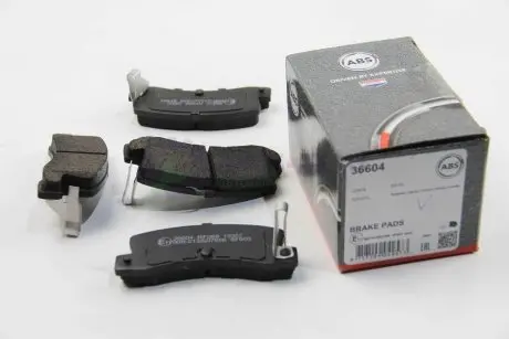 Гальмівні колодки зад. Avensis/Corolla/Camry/Corona/Celica/Carina/RX/ES 87-07 A.B.S. 36604