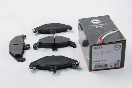 Тормозные колодки зад. Лагуна I 93-01 (brembo) (125,9x58,4x14,8) A.B.S. 36788