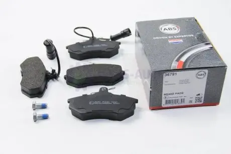 Гальмівні колодки пер. Caddy II >9.96/Passat B4/Audi 80 A.B.S. 36791