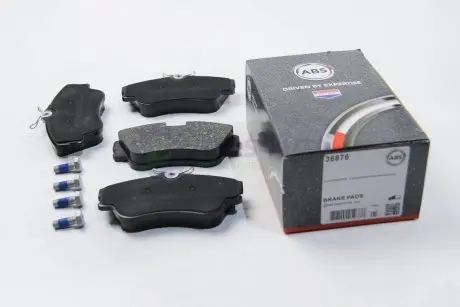 Тормозные колодки пер. T4 1.9TD/2.4D >99 (R15)(невент.диск) A.B.S. 36876
