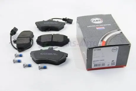 Гальмівні колодки пер. AUDI A4/SEAT CORDOBA/VW PASSAT 1.6-1.9DH 94-02 (TRW) A.B.S. 37160