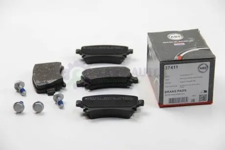 Гальмівні колодки зад. Caddy III/Golf V/Audi A4 03- A.B.S. 37411