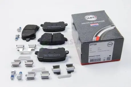 Колодка гальм. диск. AUDI Q3, VW PASSAT, TIGUAN задн. (ABS) A.B.S. 37739