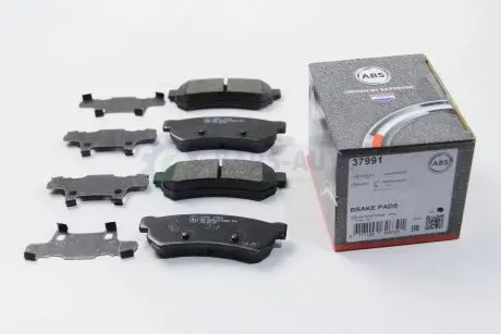 Тормозные колодки зад. Gentra/Lacetti/Lacetti/Nubira 03- A.B.S. 37991