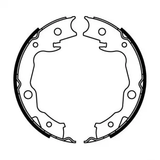 Тормозные колодки, барабанные ABE C01063ABE