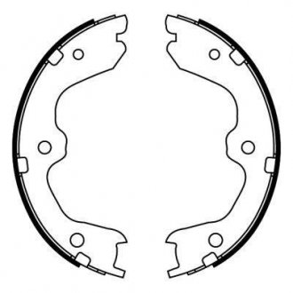 Гальмівні колодки, барабанні ABE C01067ABE