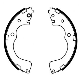 Гальмівні колодки, барабанні ABE C03040ABE
