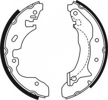 Гальмівні колодки, барабанні ABE C0G042ABE