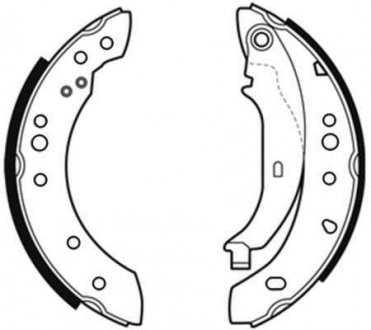 Гальмівні колодки, барабанні ABE C0R032ABE (фото 1)