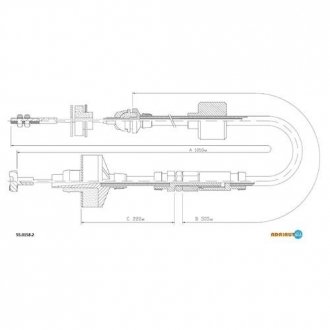 Тросик ADRIAUTO 5501582