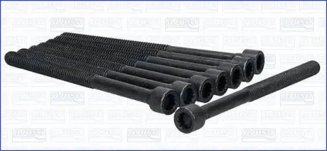 Комплект болтів з головкою системи TORX з чорного металу AJUSA 81040200