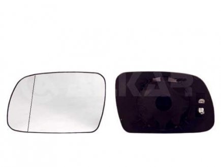 Скло дзеркала (з підігрівом) Peugeot 307 1.4-2.0 HDi 00- (L) ALKAR 6471307 (фото 1)