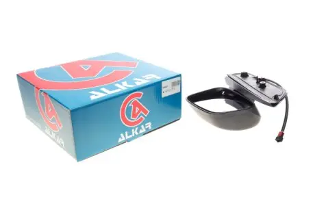 Зеркало заднего вида Citroen Nemo/Peugeot Bipper 1.3/1.4 HDi 08-(R) (электро/подогрев) ALKAR 9236351