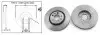 Диск тормозной пер (кратно2шт) VW GOLF IV (1J1) (05/00-05/04) APPLUS APLUS 61283AP (фото 1)