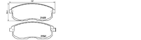 Колодка тормозная перед SUZUKI SX4 (EY, GY) (06/06-) APPLUS APLUS 71218BAAP