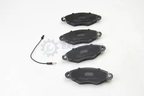 Тормозные колодки пер. Kangoo 97-08 (Bosch) (c датчиком) ASAM 71386