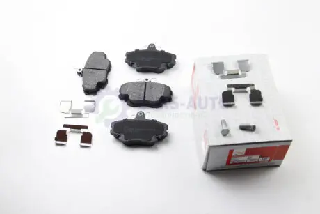Тормозные колодки пер. Logan 05-/Megane 96-03/Clio 91-05 (к-кт с пружинками) ASAM 80360