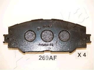 Гальмівні колодки перед. Toyota RAV4 06- (139x56x17,5) ASHIKA 50-02-269