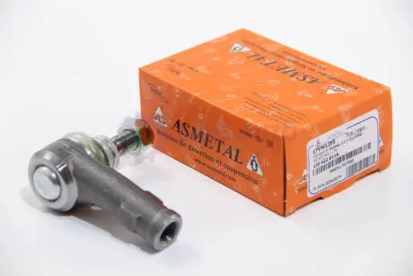 Наконечник тяги рульової (L) Audi A3/Skoda Octavia/VW Golf IV 95-10 (L=75mm) (короткий) ASMETAL 17VW1255