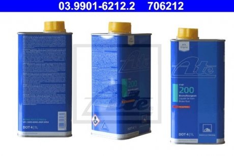 Рідина гальмівна DOT4 Type 200 New Racing (1L) ATE 03.9901-6212.2