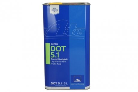 Тормозная жидкость Super DOT 5.1 (5L) ATE 03.9901-6603.2