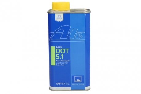 Тормозная жидкость Super DOT 5.1, 1л. ATE 03990166122