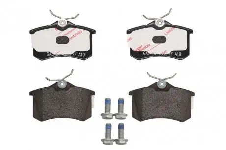 Колодки гальмівні (задні) Audi/Seat/Skoda Fabia/Octavia/VW Caddy/Passat 96-/Renault Megane 97-03 (Lucas/TRW) ATE 13046027872