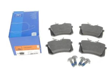 Колодки гальмівні (задні) VW Caddy 04-15/Golf 97-16/Passat B5 96-05/Skoda Fabia/Citroen/Peugeot 99- (Lucas/TRW) ATE 13046028202