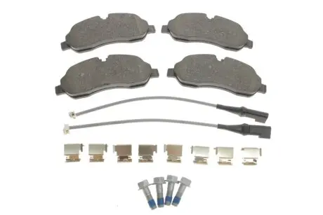 Колодки гальмівні (передні) Ford Tourneo Custom/Transit Custom/Transit V363 12- (BOSCH) (+датчики) (спарка) ATE 13046038752