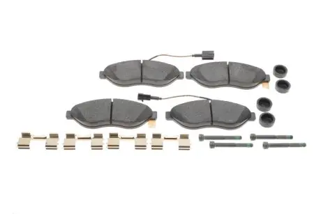 Колодки тормозные (передние) Citroen Jumper/Fiat Ducato/Peugeot Boxer 06- (Brembo) (с датчиком) ATE 13046048072