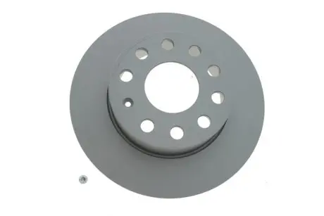 Диск тормозной (задний) Audi A3/Skoda Octavia/VW Caddy/Golf/Touran 03-15 (256х12) (с покр) (полный) ATE 24011201581