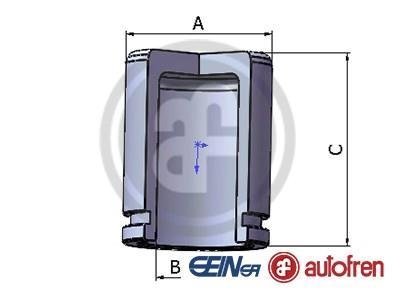 Поршень циліндра супорта AUTOFREN D025595 (фото 1)