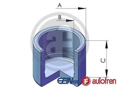 Поршень циліндра супорта AUTOFREN D025651 (фото 1)