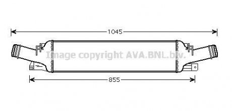 Інтеркулер AUDI (вир-во AVA) AVA COOLING AI4294