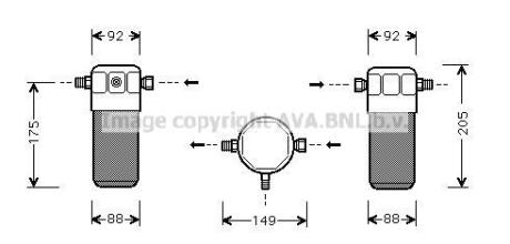 Осушувач,кондиціонер AVA COOLING AID032
