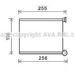 Радиатор печки салона Peugeot 308 1,4-1,6i 1,6 2,0HDI 07>10/09, Citroen C3 Picasso 09> AVA AVA COOLING CN6281