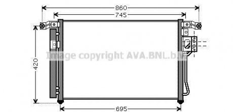 Радиатор кондиционера AVA AVA COOLING HY5176D