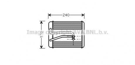 Радиатор отопителя Hyundai Grandeur 98-/Sonata 99-/Kia Optima/Magentis 00- AVA COOLING HY6119 (фото 1)