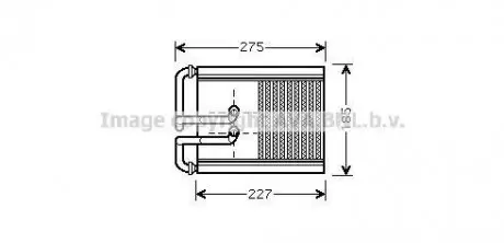 Радиатор печки салона Hyundai Tucson Kia Sportage 2,0i 04>10 AVA AVA COOLING HY6168