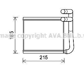 Радиатор печки салона Hyundai Accent 11>, Kia Rio 11> AVA AVA COOLING HY6393