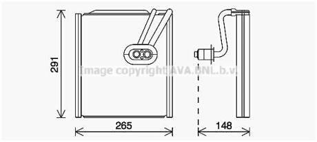 Випаровувач кондиціонера AVA COOLING HYV444