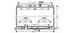 Радіатор охолодження двигуна Kia Rio 1,4-1,6i 06> AT AC+/- AVA AVA COOLING KA2078 (фото 1)