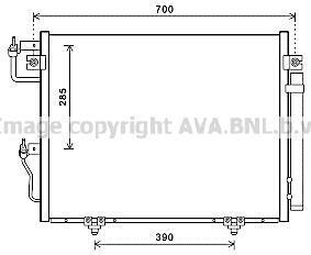 Радіатор кондиціонера AVA COOLING MT5231D