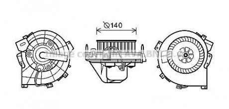 Компресор салону AVA COOLING OL8609