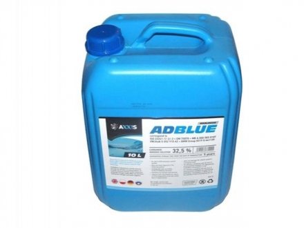 Жидкость AdBlue для снижения выбросов SCR (мочевина) <> 10 л Axxis 502095 AUS 32