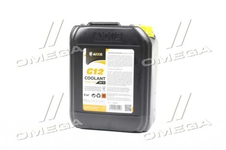 Антифриз YELLOW G12 Сoolant Ready-Mix -36°C <> (желтый) (Канистра 5кг) Axxis AX-P999-G11Ye RDM5 (фото 1)