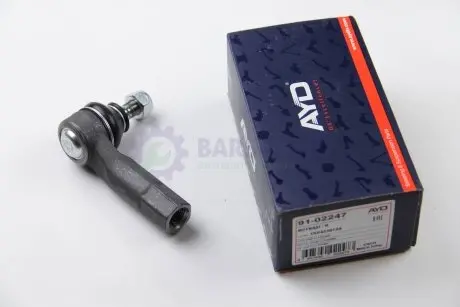 Наконечник рульовий прав (кон 13.3*16.4 L=95mm) VW T-ROC (17-), GOLF (08-), JETTA (08-), CADDY (04-), SKODA YETI (09-) AYD 91-02247