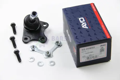 Опора кульова важеля передн лів (кон 14.9*18.2) AUDI A2 (8Z0) (-05), SKODA FABIA (-14), VW POLO (-14) AYD 92-00892