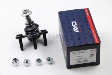 Опора шаровая лев (кон 15.3*21.1) VW PASSAT (05-), T-ROC (17-), TOURAN (15-), SKODA OCTAVIA (12-) AYD 92-05522